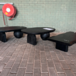 3x Salontafels , Woood, Zwart